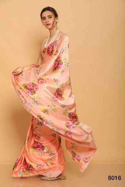Premium Digital Printed Saree with Soft Satin Silk Saree Wholesale in Indias Top Saree Markets Silk Sarees Wholesale