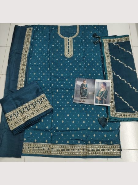 Premium Dola Jacquard Silk Sequence Work Plazzo Suits Collection  Designer Plazzo Salwar Suits Wholesale