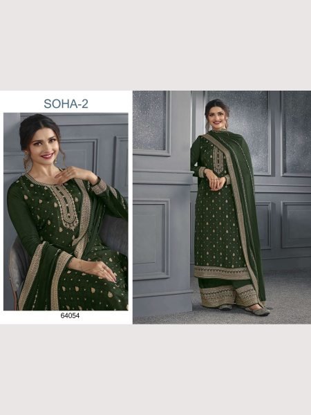 Premium Dola Jacquard Silk Sequence Work Plazzo Suits Collection  Designer Plazzo Salwar Suits Wholesale
