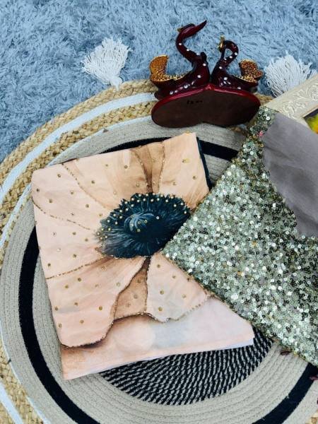 Premium Floral Printed Satin Crepe Saree with Pearl Handwork and Banglori Sequin Blouse Sarees 