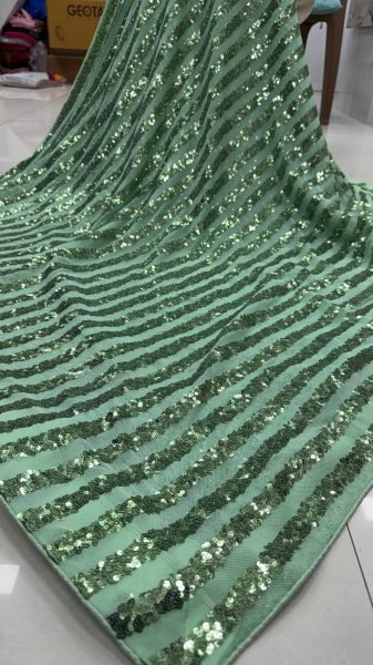 Premium Green Bollywood Party Wear Saree at Manufacturer Price Bollywood Fancy Sarees Wholesale