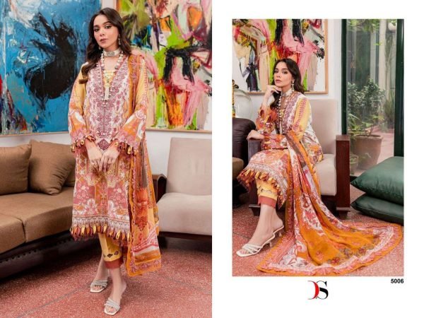 Premium Jade Cotton Pakistani Suit with Patch Embroidery and Printed Chiffon Dupatta  Pakistani Suits Wholesale