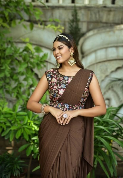 Premium Malai Pure Lycra Saree  Bollywood Fancy Sarees Wholesale