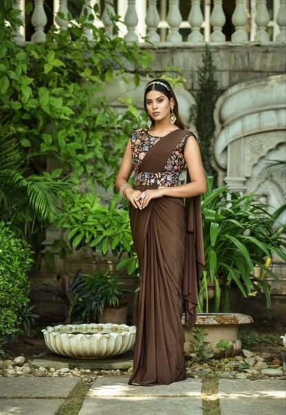 Premium Malai Pure Lycra Saree  Bollywood Fancy Sarees Wholesale