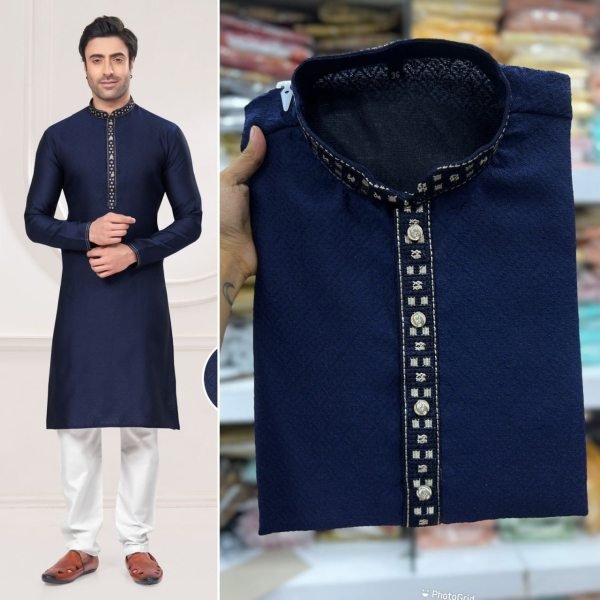 Premium Men’s Festival Ethnic Wear Kurta Pyjama Set Kurta Pajama Wholesale