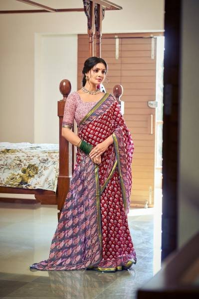 Premium Pure Cotton Sarees with Zari Border – Shop Now! Cotton Sarees Wholesale