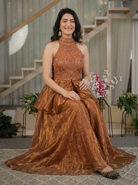 Premium Quality Sharara Set with stylish full neck top with beads handwork work for Resellers and Retailers CO ORD Sets