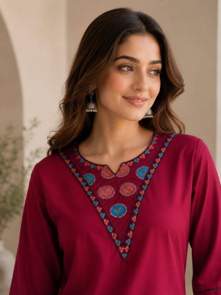 Premium Rayon Embroidery Kurti Plazo Set for Women for Resellers and Retailers CO ORD Sets