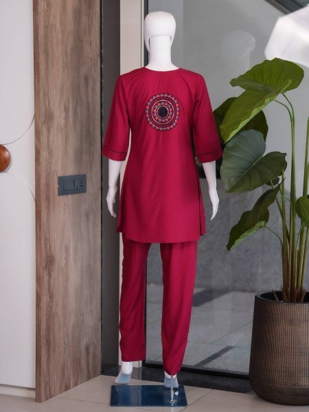 Premium Rayon Embroidery Kurti Plazo Set for Women for Resellers and Retailers CO ORD Sets