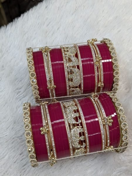 Premium Red Bridal Punjabi Chooda Set for Wedding and Traditional Bridal Wear Fashion Accessories Wholesale
