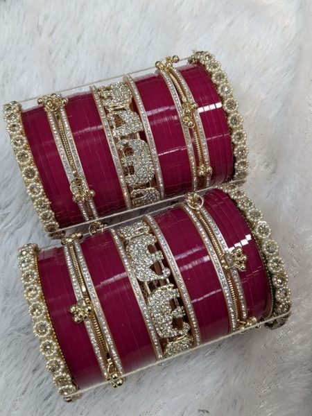 Premium Red Bridal Punjabi Chooda Set for Wedding and Traditional Bridal Wear Fashion Accessories Wholesale