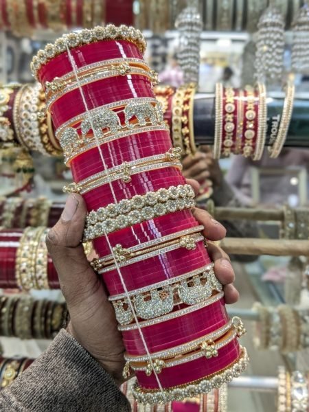 Premium Red Bridal Punjabi Chooda Set for Wedding and Traditional Bridal Wear Fashion Accessories Wholesale