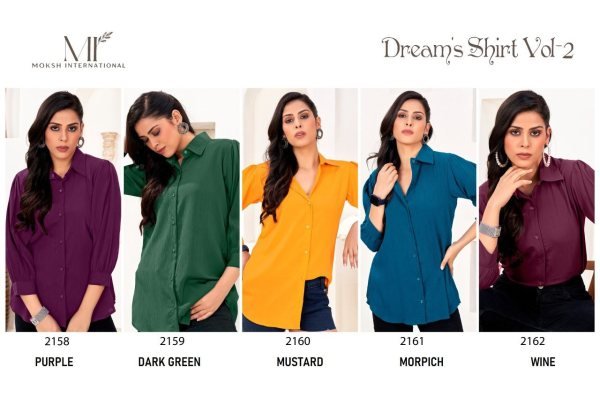 Premium Rinkal Cotton Plain Shirt for women for casual or Office wear Tunics kurti