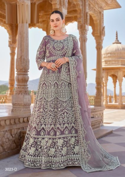 Premium Royal Pure Butterfly Net Anarkali Collection  Anarakali Gown Wholesale