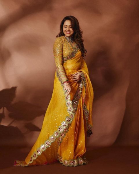 Premium Sequin Mirror Saree with Cutwork Border Ready to Wear Style Designer Wedding Sarees Wholesale