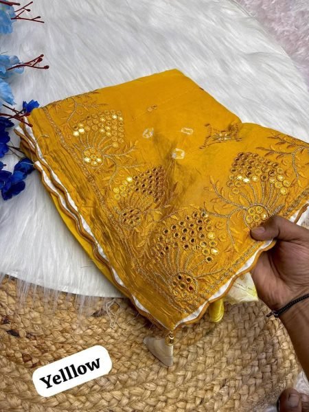 Premium Soft Cotton Saree with All Over Shibori Print Heavy C Pallu Mirror Thread Zari Work Ideal for Summer Wholesale Offer Available Now Cotton Sarees Wholesale