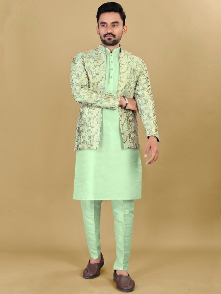 Presenting Men s Traditional wear Indo Western koti Kurtas Kurta Pajama Wholesale