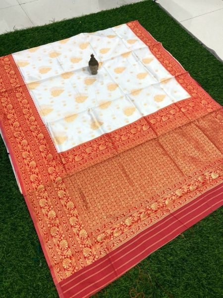  Traditional Organic Banarasi Soft Lichi Silk Sarees Banarasi Saree Wholesale
