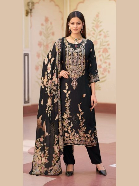 Pretty Designer Pakistani Salwar Suits Viscose Muslin Hand Worked Suits Heavy Collection at Lowest Price by Royal Export Salwar Kameez