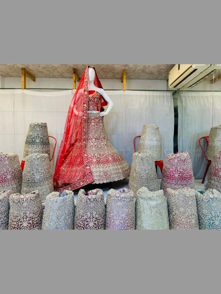  pretty pastel color  diamond  with miror work traditional wedding lehenga collection Bridal Lehenga Choli
