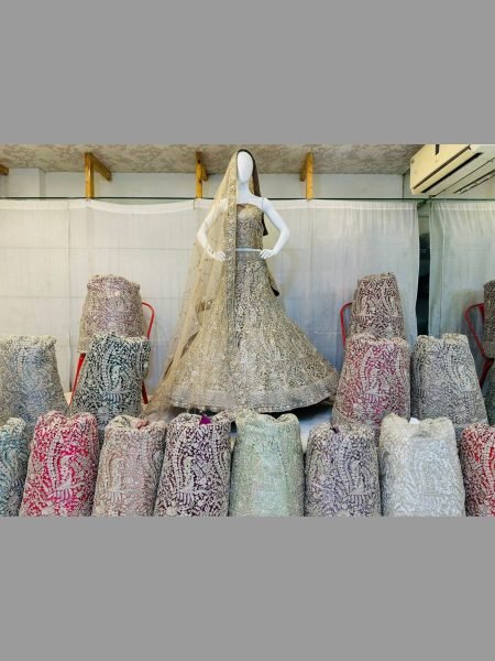  pretty pastel color  diamond  with miror work traditional wedding lehenga collection Bridal Lehenga Choli