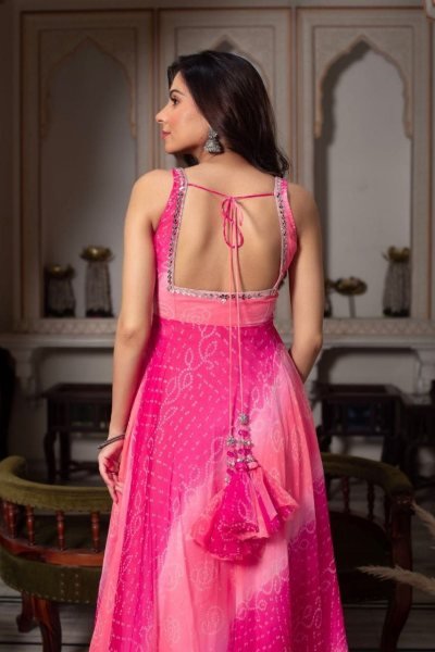 Printed Anarkali Kurta Palazzo Dupatta Set for Women Anarkali Kurtis 