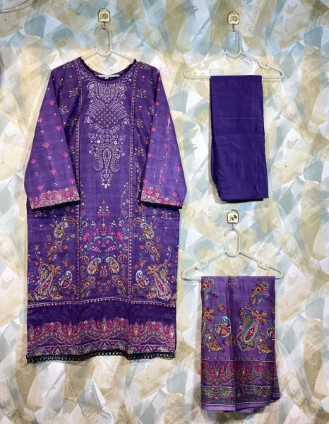 Pristine D No 354 Pakistani Embroidered Cotton Kurta Set for Casual Wear Wholesale Printed Salwar Kameez 