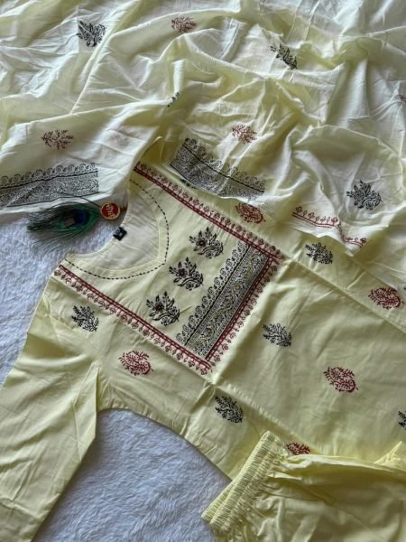 Pure Cotton A Line Kurti Set with Mul Cotton Dupatta Wholesale Collection for Resellers Cotton Kurtis Wholesale