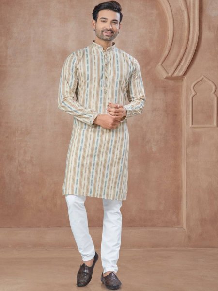 Pure Cotton Kurta Pajama Set for Men Ready to Wear Wholesale Collection at Low Price