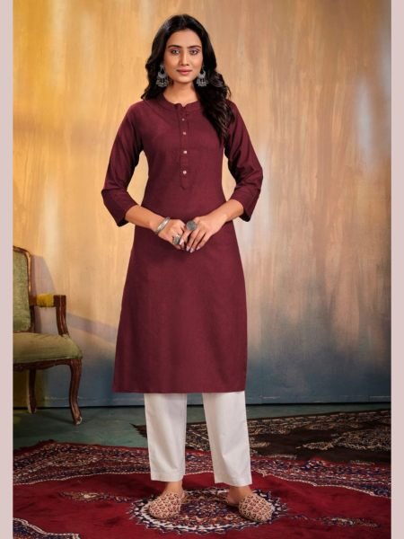 pure cotton ladies kurti with 1695967241