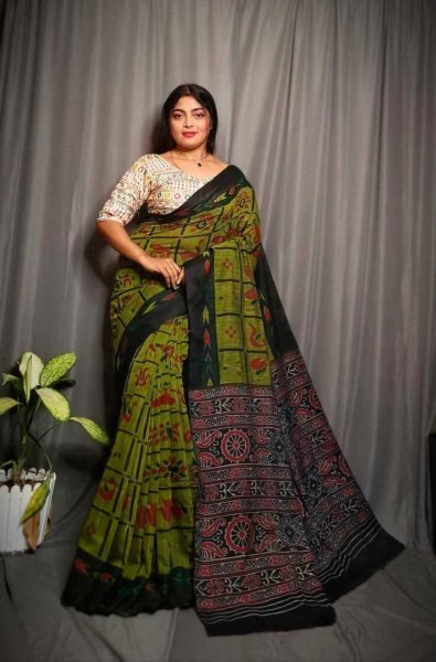  Pure Cotton Printed Best Qulity Saree Cotton Sarees Wholesale
