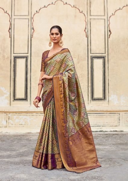 Pure Dharmavaram Silk With Zari Weaving Saree Collection  Silk Sarees Wholesale