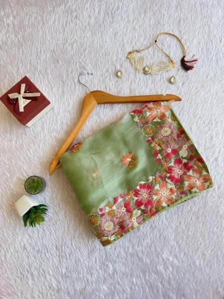 PURE JIMI CHU SILK SAREE Silk Sarees Wholesale