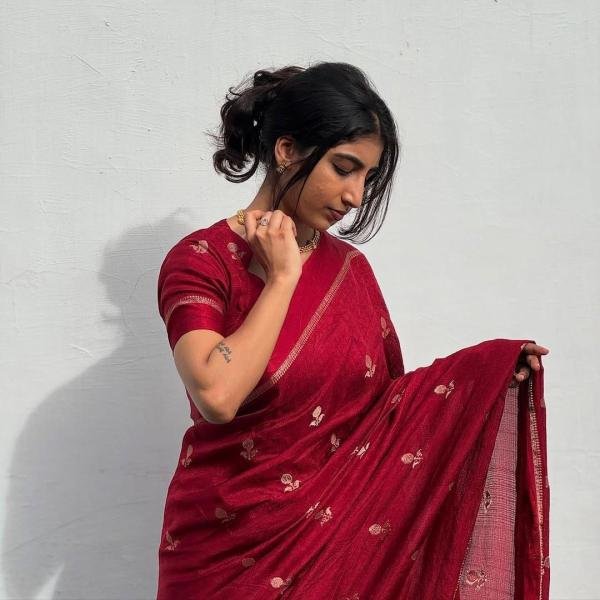 Pure Soft Viscose Khaadii Silk Saree with Satin Border and Jacquard Design Silk Sarees Wholesale