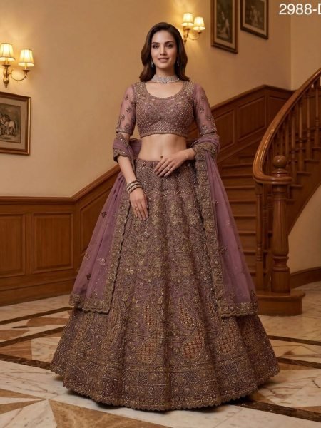 Purple Boutique Luxury Bridal Lehenga for Elite Wedding Collection  Lehenga