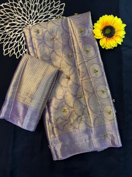 Purple Original Patola Design Soft Banarasi Silk Saree with Ghungroo Work at Wholesale Rate Banarasi Saree Wholesale