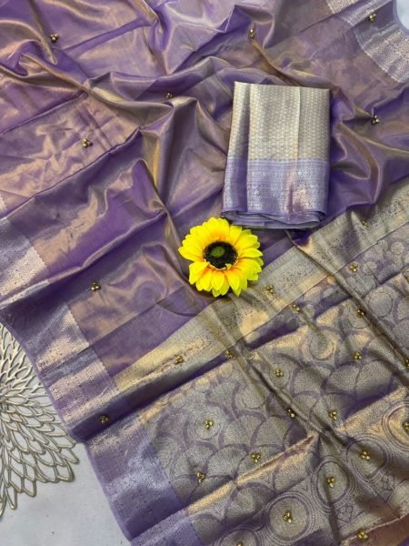 Purple Original Patola Design Soft Banarasi Silk Saree with Ghungroo Work at Wholesale Rate Banarasi Saree Wholesale