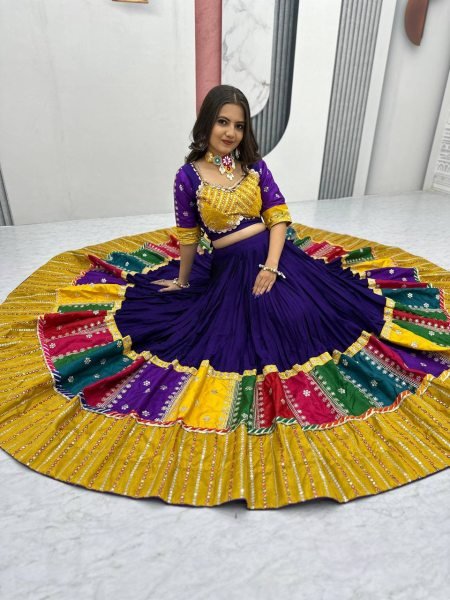RaasRang Navratri Edit Pure Cotton Lehenga with Embroidered Flair & Luxe Dupatta Navratri Lehnega Choli
