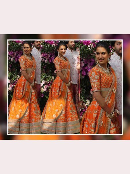 Radhika Merchant Silk Embroidered Lehenga Choli  Designer Lehenga Choli