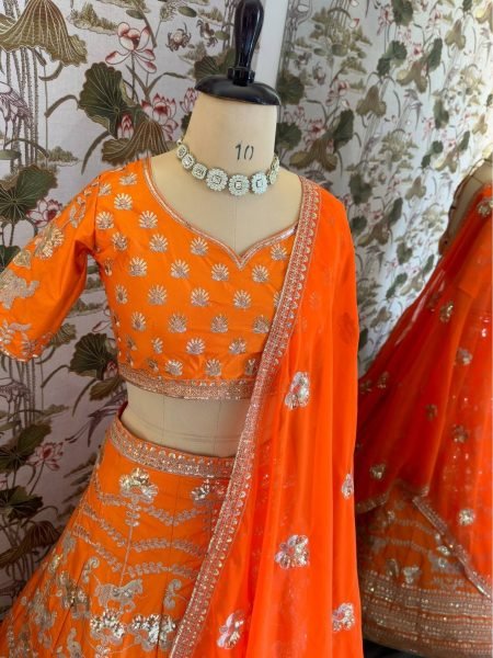 Radhika Merchant Silk Embroidered Lehenga Choli  Designer Lehenga Choli