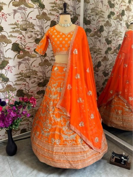 Radhika Merchant Silk Embroidered Lehenga Choli  Designer Lehenga Choli