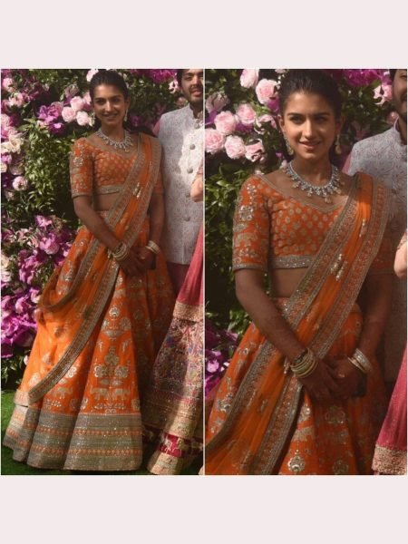 Radhika Merchant Silk Embroidered Lehenga Choli  Designer Lehenga Choli