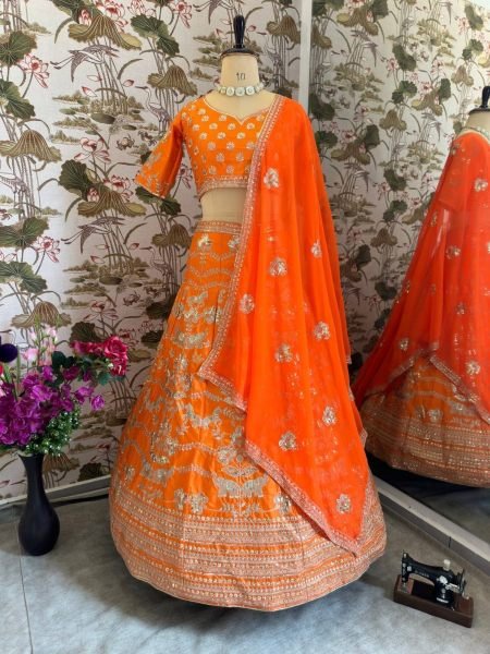 Radhika Merchant Silk Embroidered Lehenga Choli  Designer Lehenga Choli