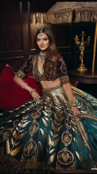 Radiant Green Japan Satin Silk Lehenga with Velvet Blouse for Bridal Wear Designer Lehenga Choli