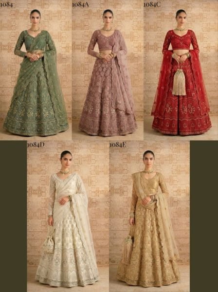 Radiant Green Unstitched Lehenga Choli with Premium Net Dupatta for Reception Wear Bridal Lehenga Choli