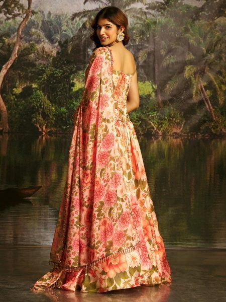 Radiant Pink Designer Handwork Corset Lehenga Set at Wholesale Rate Designer Lehenga Choli