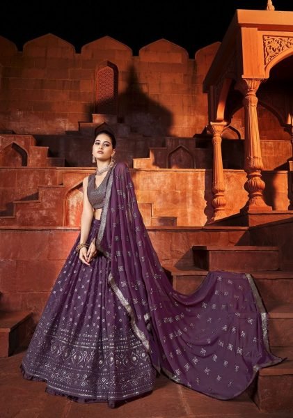 Rajwadi Georgette Sequence With Embroidery Work Lehenga Choli Designer Lehenga Choli