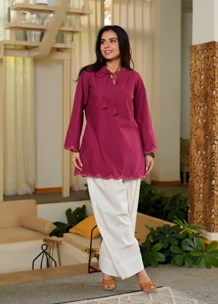 Rani Pink Designer Roman Silk Farshi Salwar Suit with Sequin Work for Festival CO ORD Sets