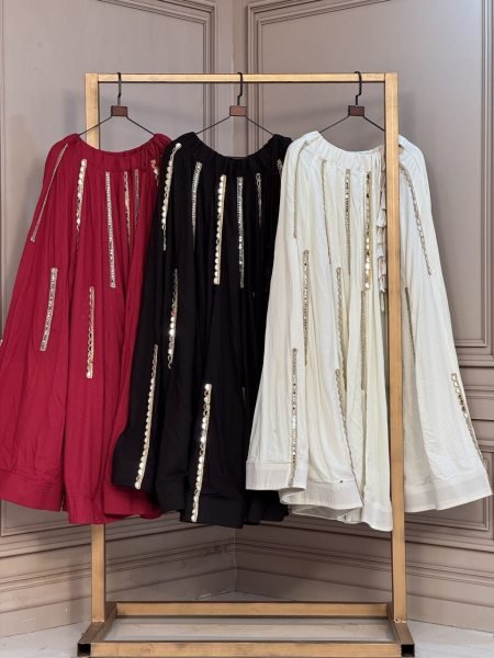 Rare Black Rayon Full Stitched Lehenga with 6 Meter Flair and Tassels at Wholesale Rate Navratri Lehnega Choli