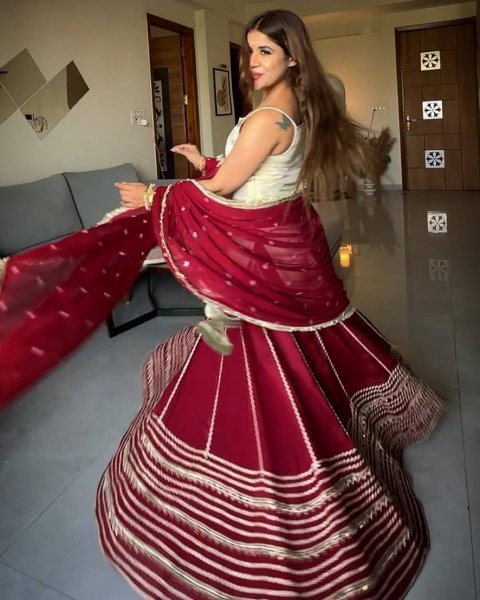 Rare White Vichitra Silk Lehenga Choli with Zari Embroidery Dupatta For Women Ready To Wear Collection
